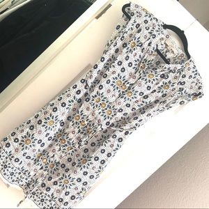 LOFT Floral Vintage Inspired Spring Dress